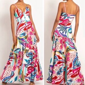 PatBO floral tropical Dress